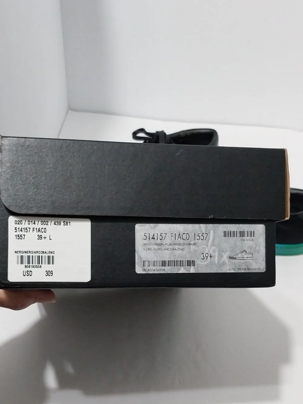 Saint Laurent SL-01 Rainbow Sneakers, Size 39.5